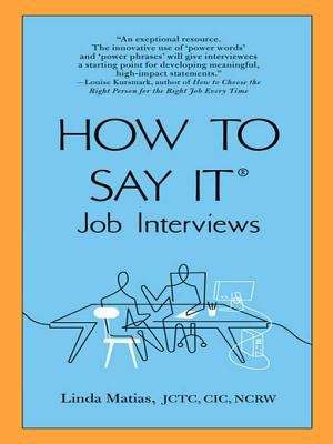 Book cover of How to Say It Job Interviews