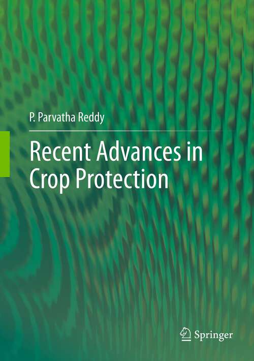 Book cover of Recent advances in crop protection