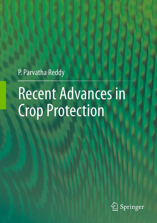 Book cover of Recent advances in crop protection