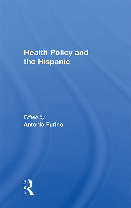 Book cover of Health Policy/spec Sale/avail Hard Only