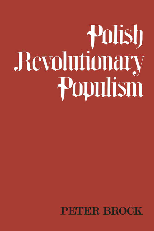 Book cover of Polish Revolutionary Populism