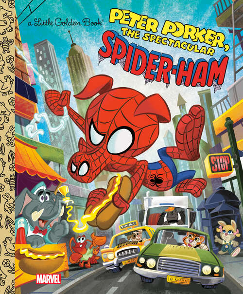 Book cover of Spider-Ham Little Golden Book (Little Golden Book)
