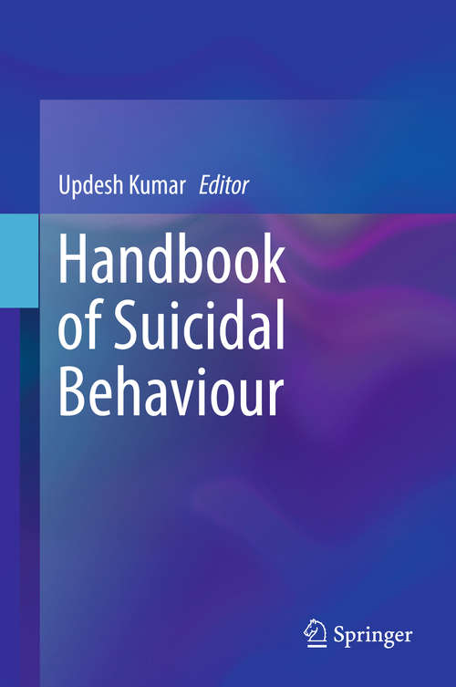 Book cover of Handbook of Suicidal Behaviour