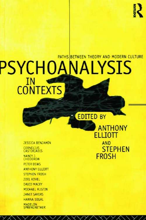 Psychoanalysis in Context