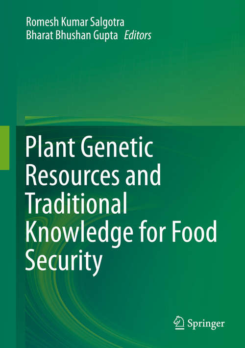 Book cover of Plant Genetic Resources and Traditional Knowledge for Food Security