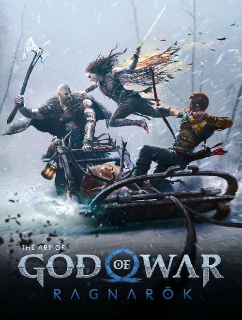 Book cover of The Art of God of War Ragnarök