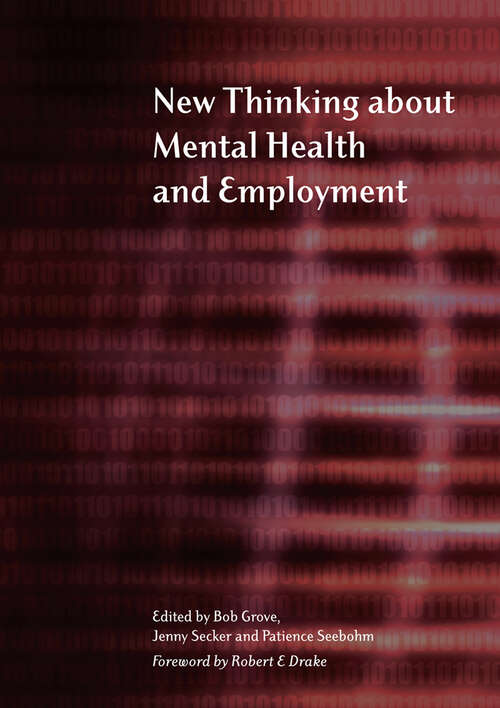 Book cover of New Thinking About Mental Health and Employment