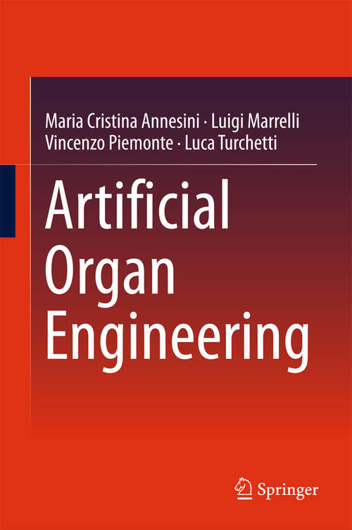 Book cover of Artificial Organ Engineering
