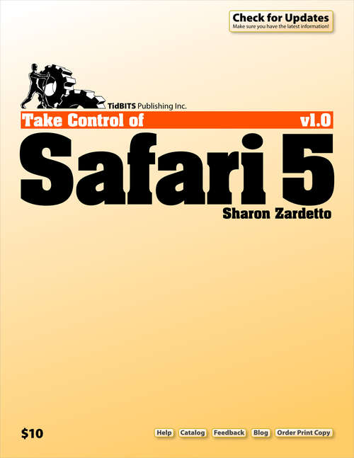 Book cover of Take Control of Safari 5