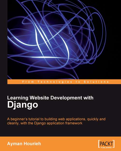 Book cover of Learning Website Development with Django