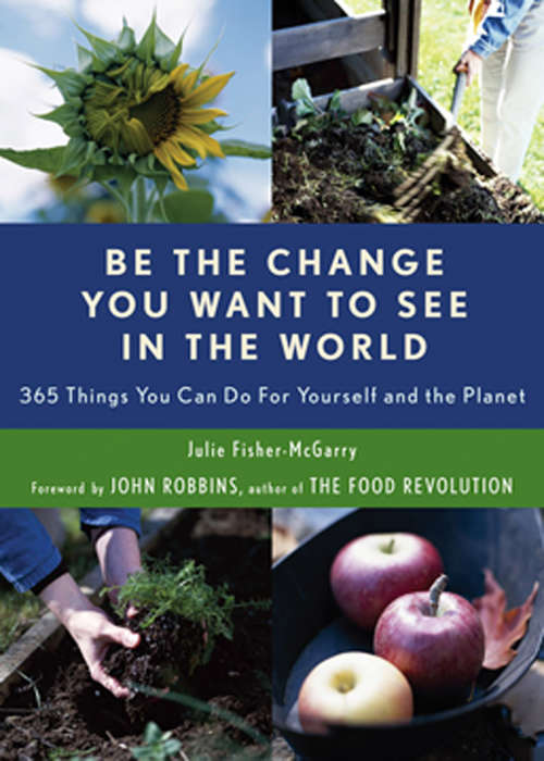 Book cover of Be the Change You Want to See in the World