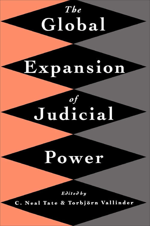 Book cover of The Global Expansion of Judicial Power