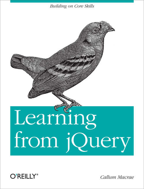 Book cover of Learning from jQuery: Building on Core Skills