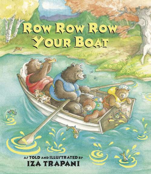 Book cover of Row Row Row Your Boat (Iza Trapani's Extended Nursery Rhymes)