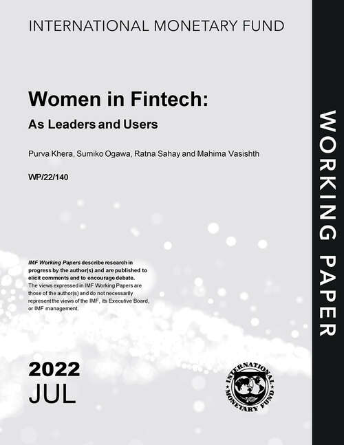 Book cover of Women in Fintech: As Leaders and Users
