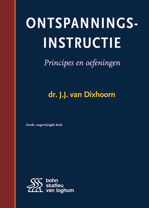 Book cover of Ontspanningsinstructie (3rd ed. 2017)