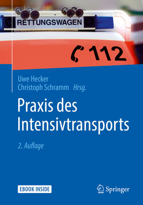 Book cover of Praxis des Intensivtransports