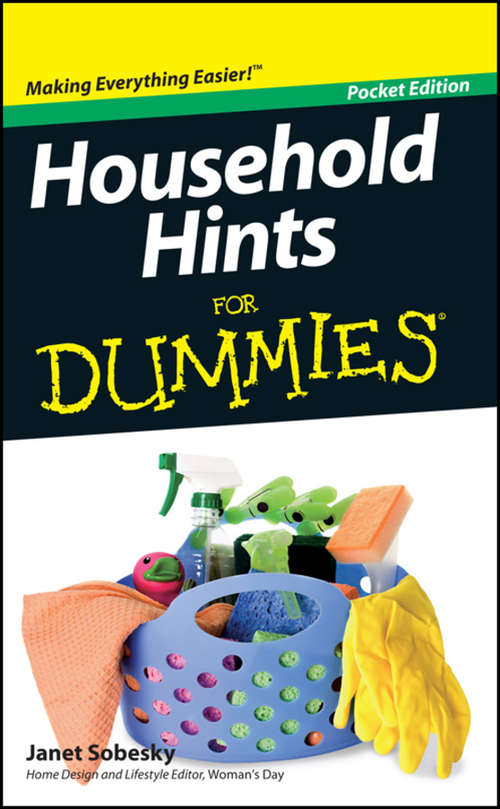 Book cover of Household Hints For Dummies, Pocket Edition