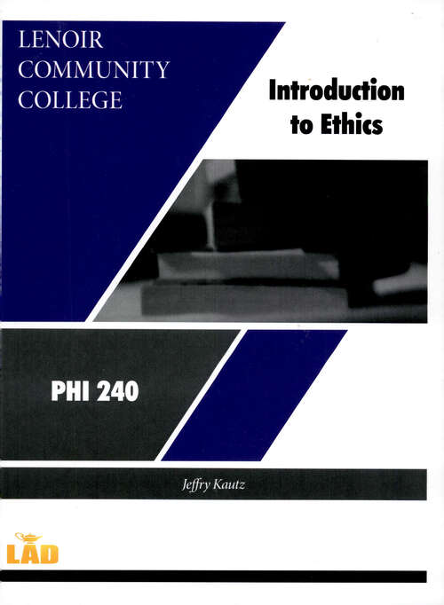 Book cover of Introduction to Ethics: PHI-240