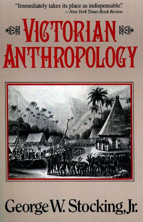 Book cover of Victorian Anthropology