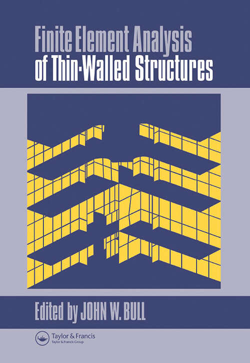 Book cover of Finite Element Analysis of Thin-Walled Structures (1)
