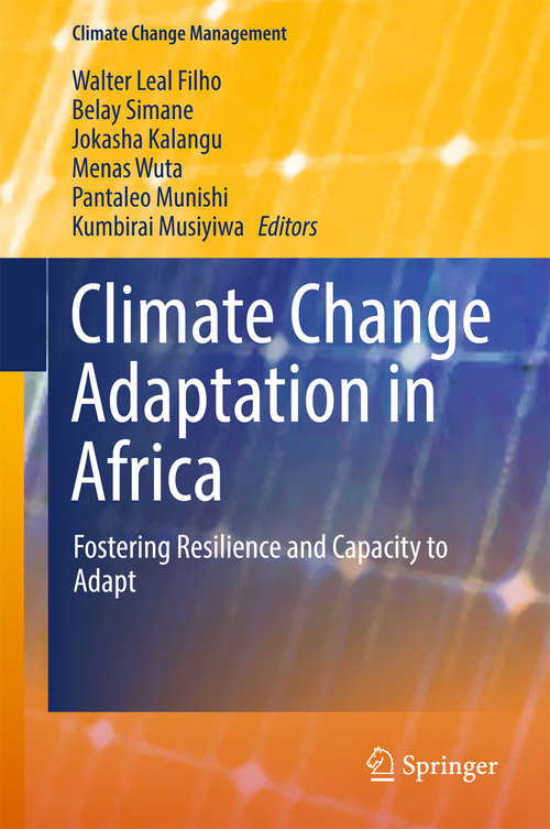 Book cover of Climate Change Adaptation in Africa