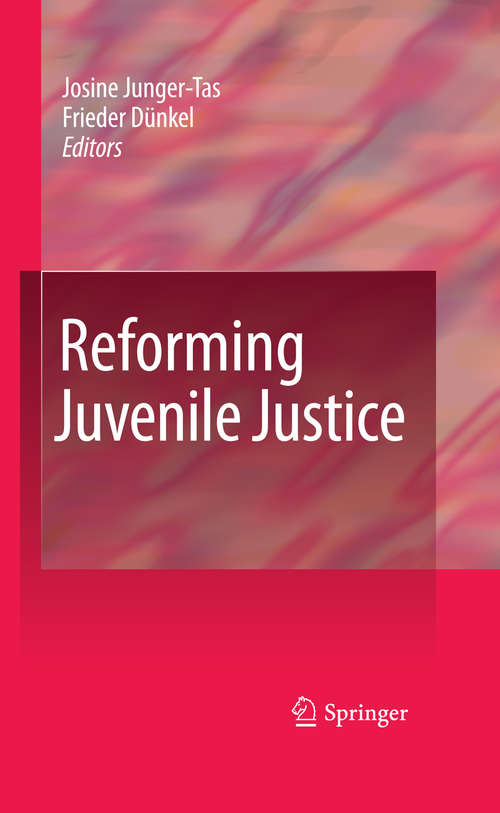 Book cover of Reforming Juvenile Justice