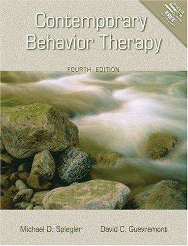 Contemporary Behavior Therapy (4th edition)