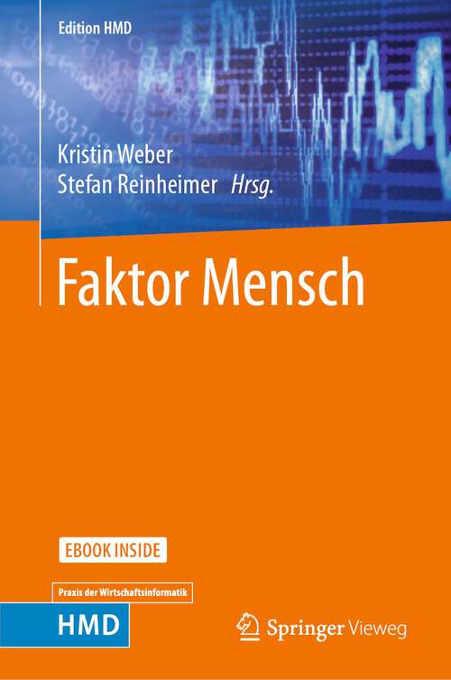 Book cover of Faktor Mensch (1. Aufl. 2022) (Edition HMD)