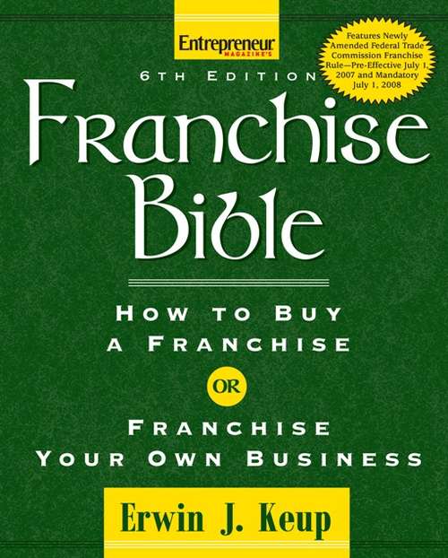Book cover of Franchise Bible