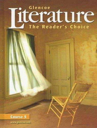 Book cover of Glencoe Literature: Reading with Purpose, Course 5