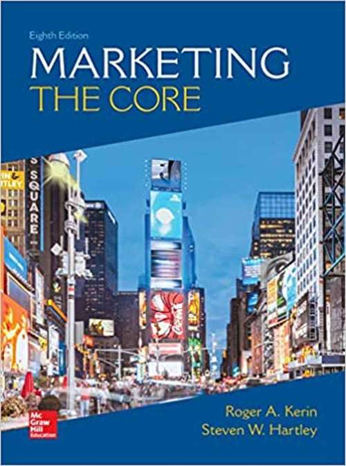 Book cover of Marketing: The Core (Eighth Edition)