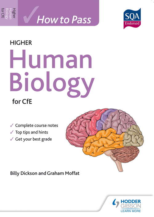 Book cover of How to Pass Higher Human Biology for CfE