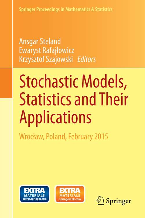 Book cover of Stochastic Models, Statistics and Their Applications