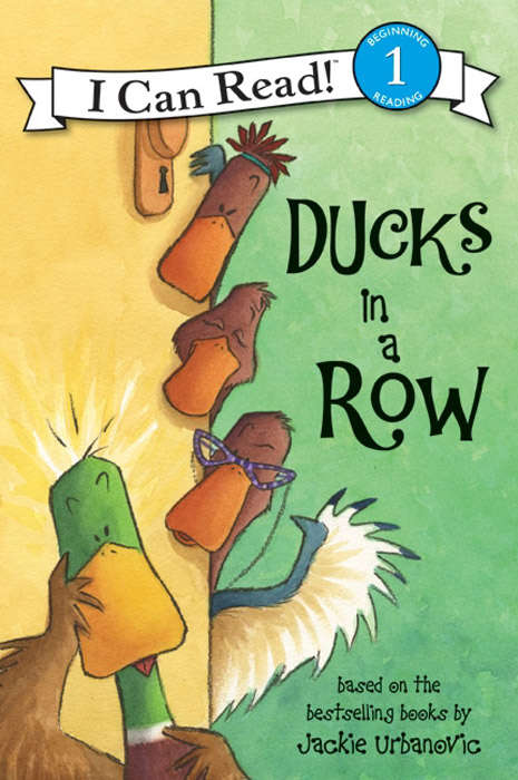 Book cover of Ducks in a Row (I Can Read Level 1)
