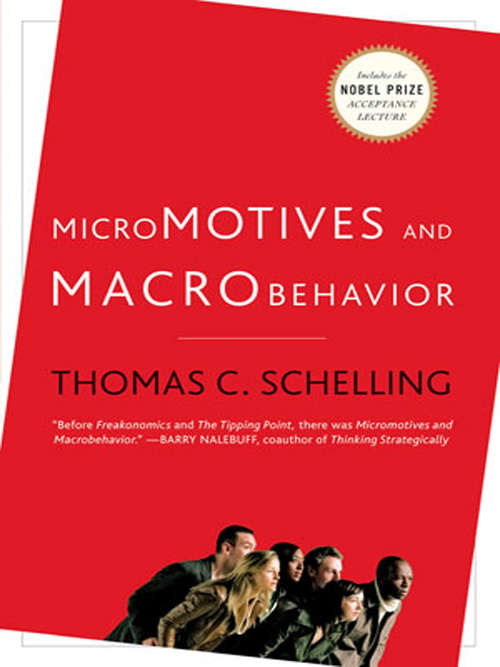 Book cover of Micromotives and Macrobehavior