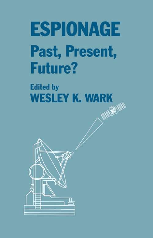 Book cover of Espionage: Past, Present and Future? (Studies in Intelligence)