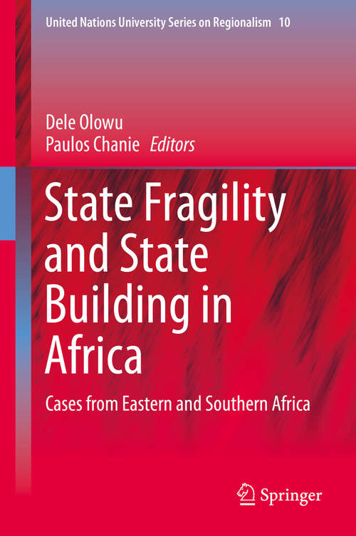 Book cover of State Fragility and State Building in Africa