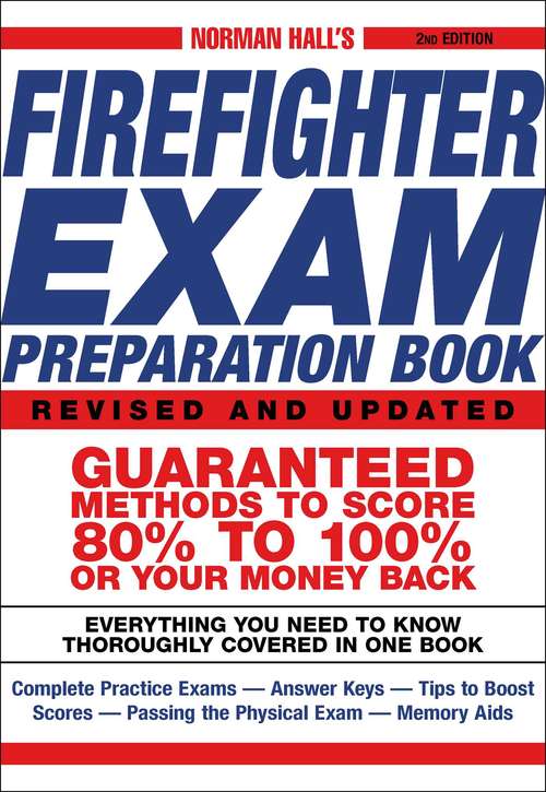 Book cover of Norman Hall's Firefighter Exam Preparation Book