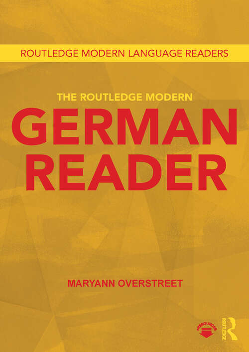 Book cover of The Routledge Modern German Reader (Routledge Modern Language Readers)