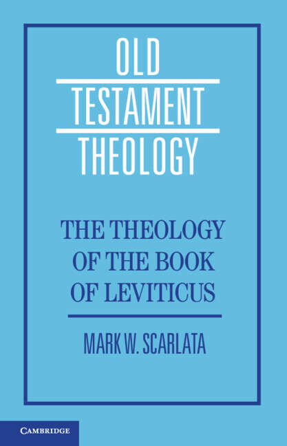 Book cover of The Theology of the Book of Leviticus (Old Testament Theology)
