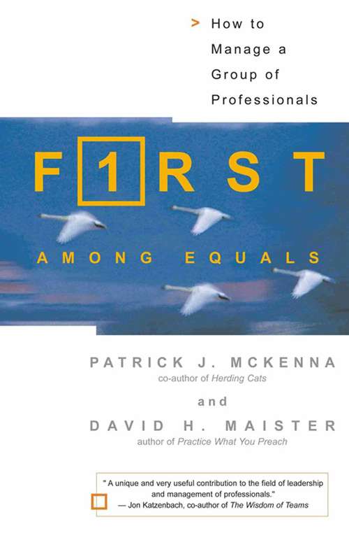 Book cover of First Among Equals