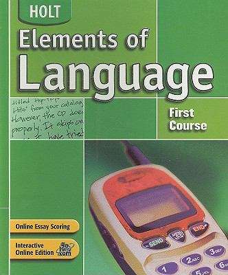 Elements of Language, First Course