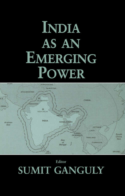 Book cover of India as an Emerging Power