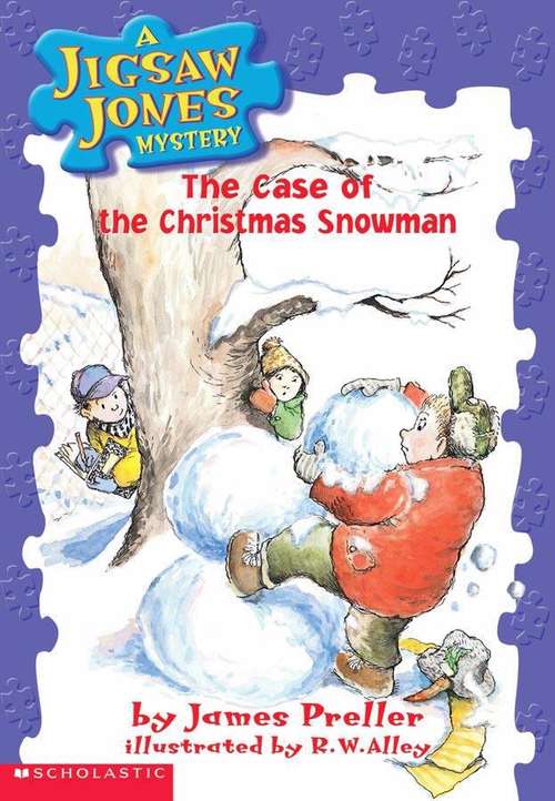 Book cover of The Case of the Christmas Snowman (Jigsaw Jones Mystery #2)