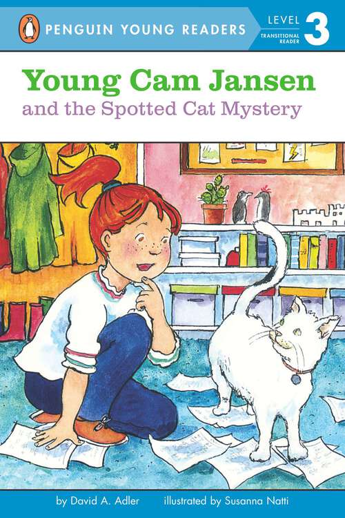 Book cover of Young Cam Jansen and the Spotted Cat Mystery (Young Cam Jansen #12)