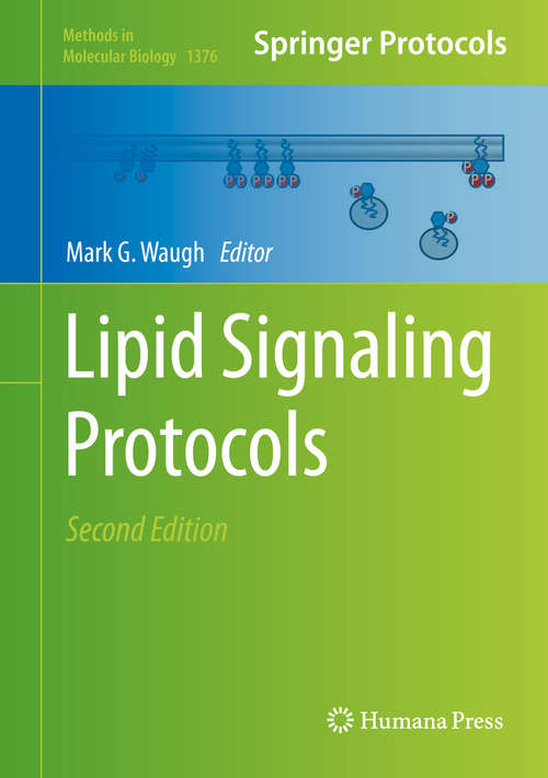 Book cover of Lipid Signaling Protocols