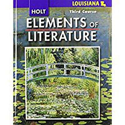 Book cover of Holt Elements of Literature, Third Course, Louisiana