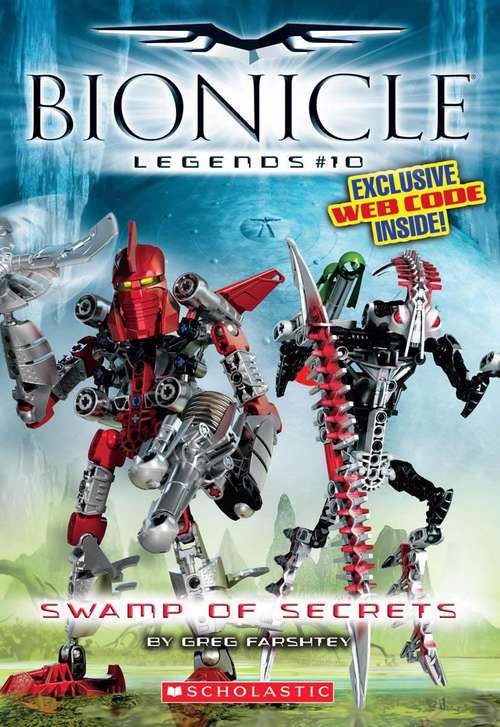 Book cover of Swamp of Secrets (Bionicle Legends #10)