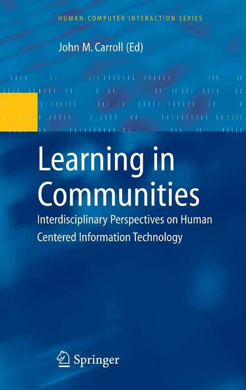 Book cover of Learning in Communities